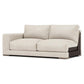 Bernhardt Lars Leather Left Arm Loveseat Without Pillows — 1242LY