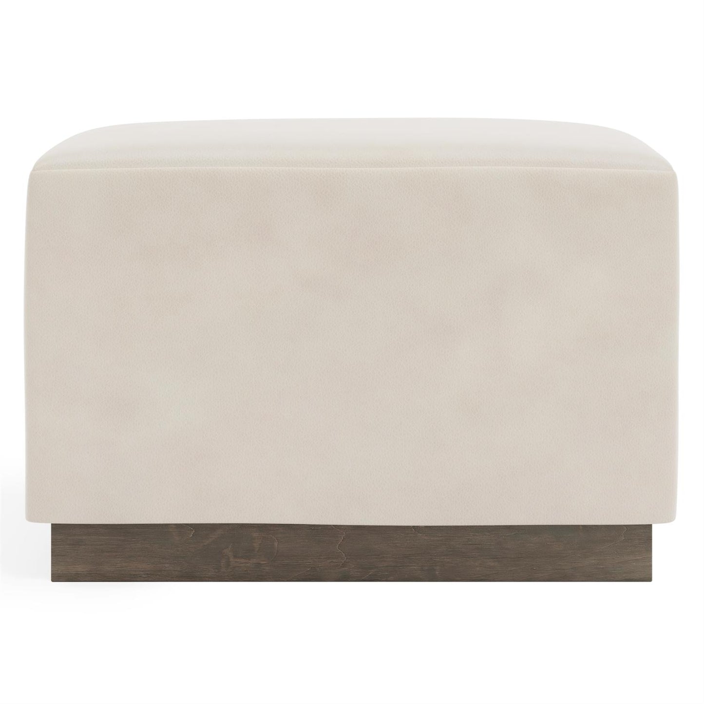 Bernhardt Merino Leather Ottoman — 1421L