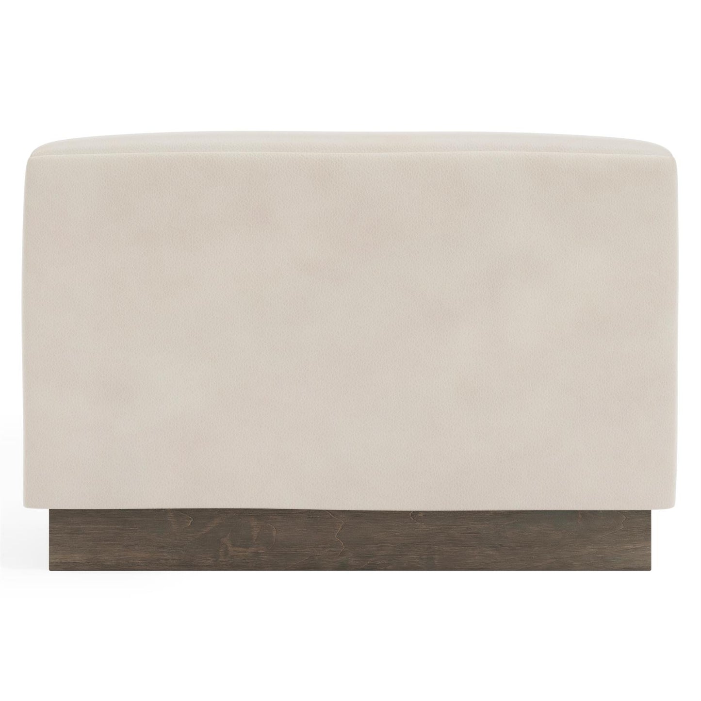 Bernhardt Merino Leather Ottoman — 1421L