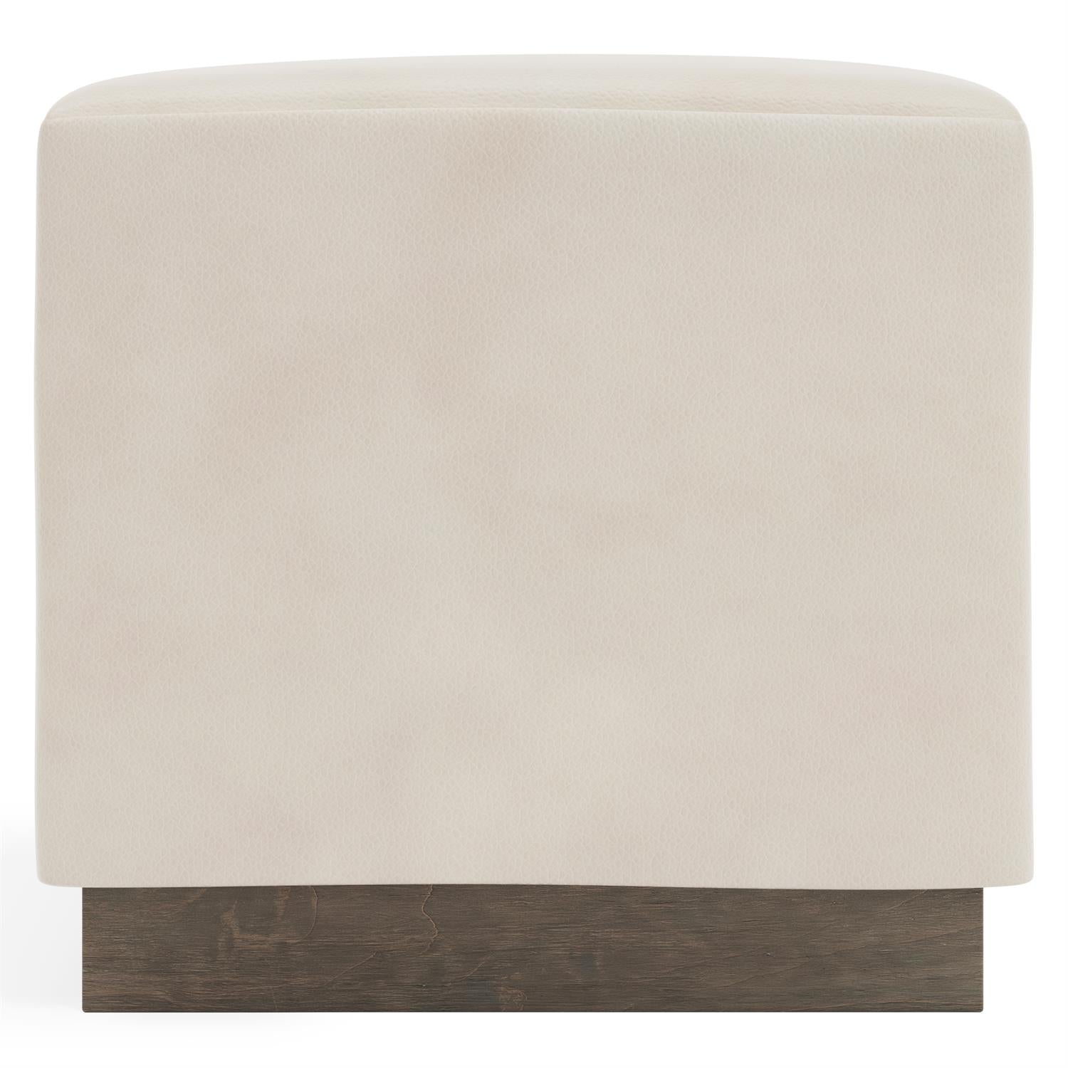 Bernhardt Merino Leather Ottoman — 1421L