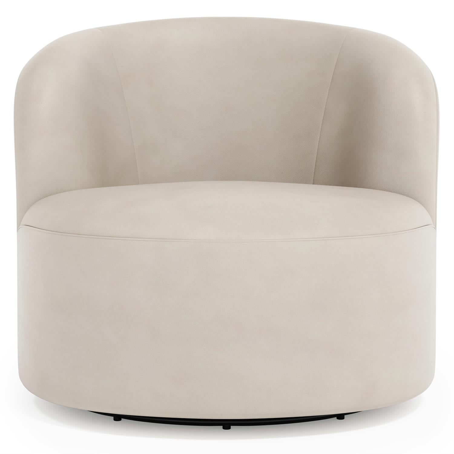 Bernhardt Elle Leather Swivel Chair — 1562SL