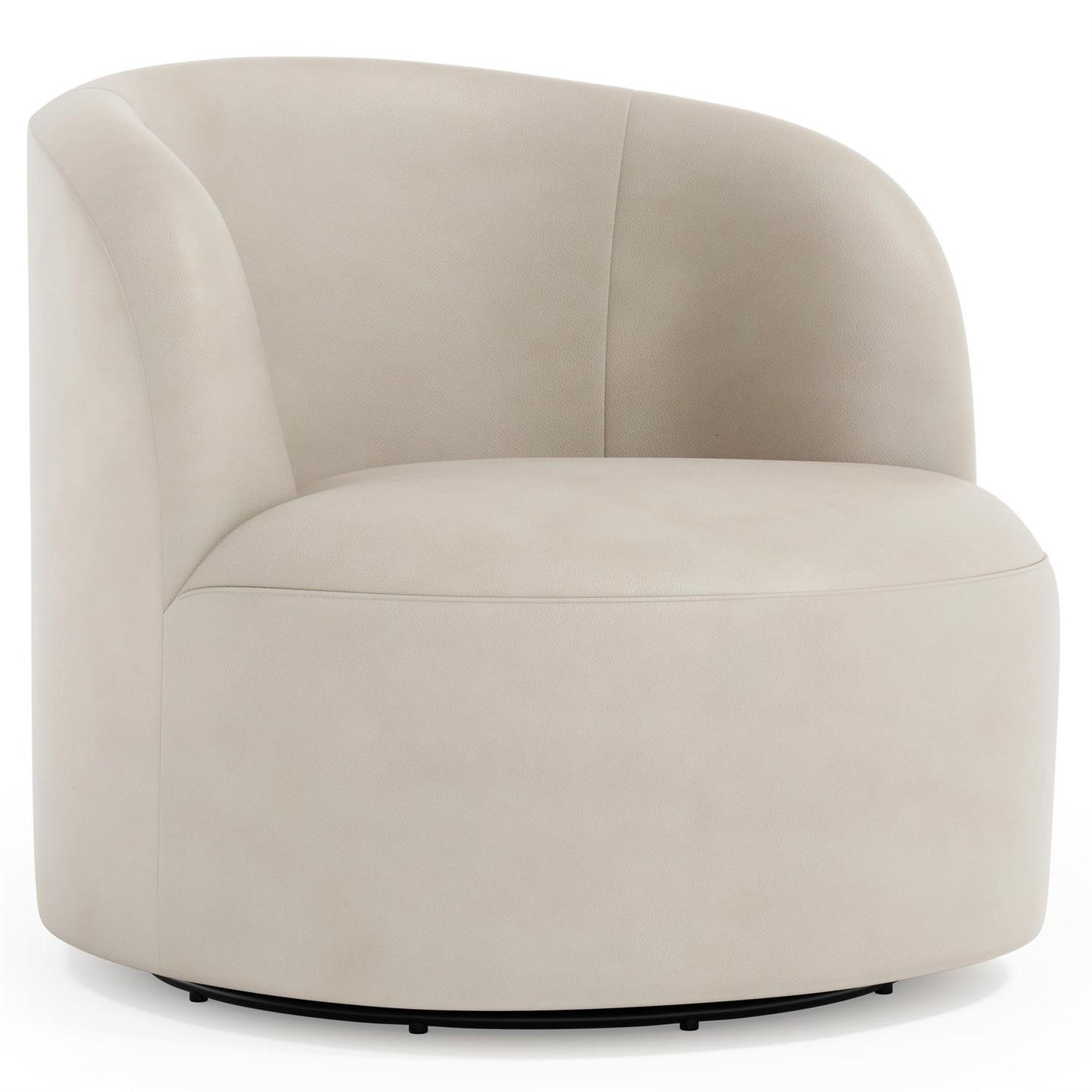 Bernhardt Elle Leather Swivel Chair — 1562SL