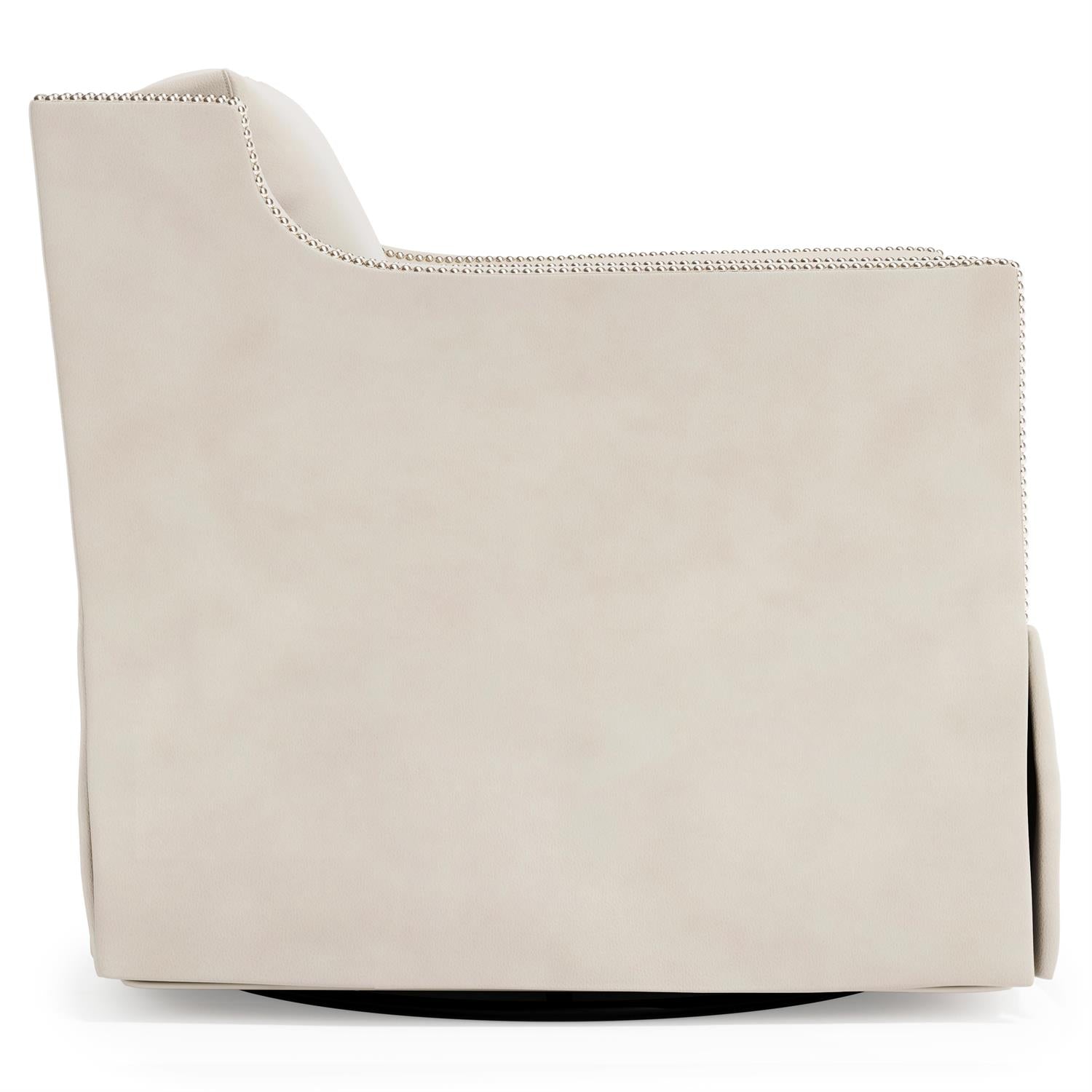 Bernhardt Delaney Leather Swivel Chair — 1803SL