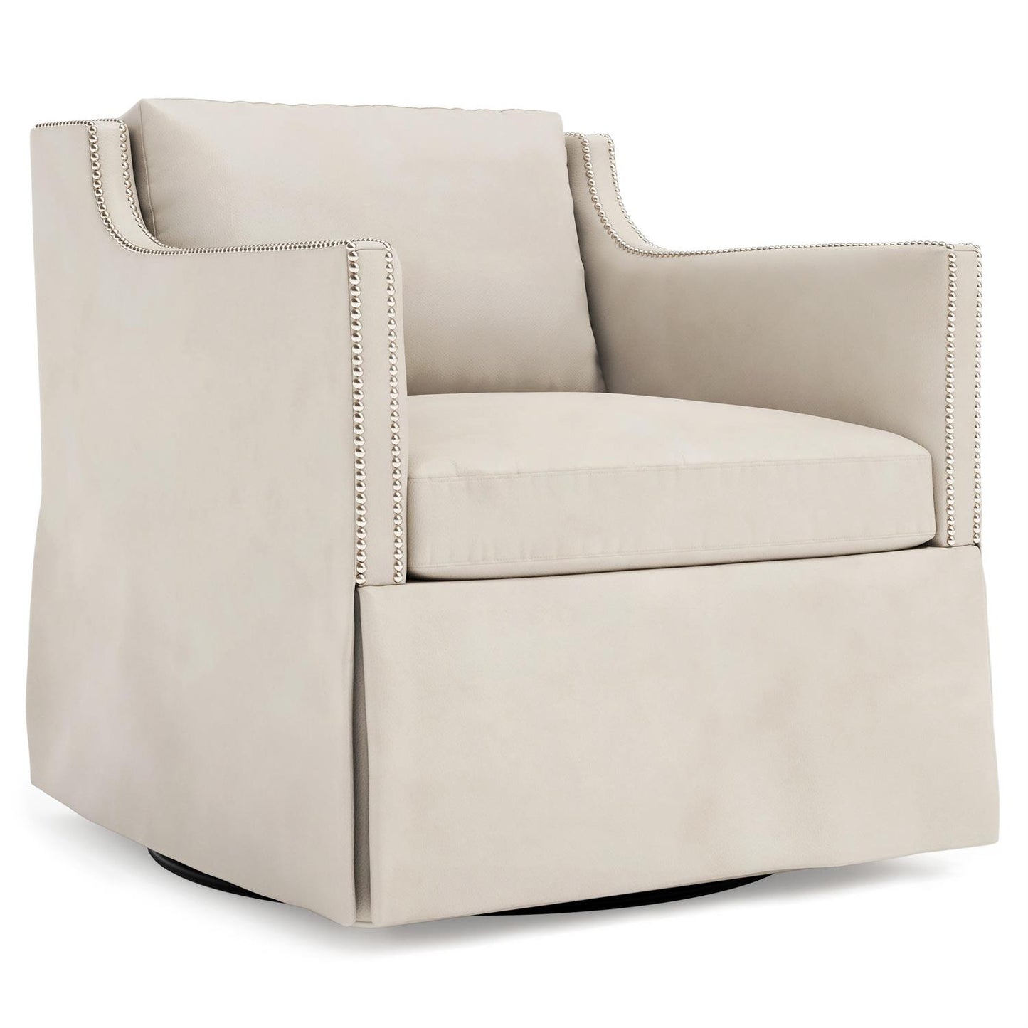 Bernhardt Delaney Leather Swivel Chair — 1803SL