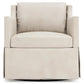 Bernhardt Delaney Leather Swivel Chair Without Nails — 1803SLX