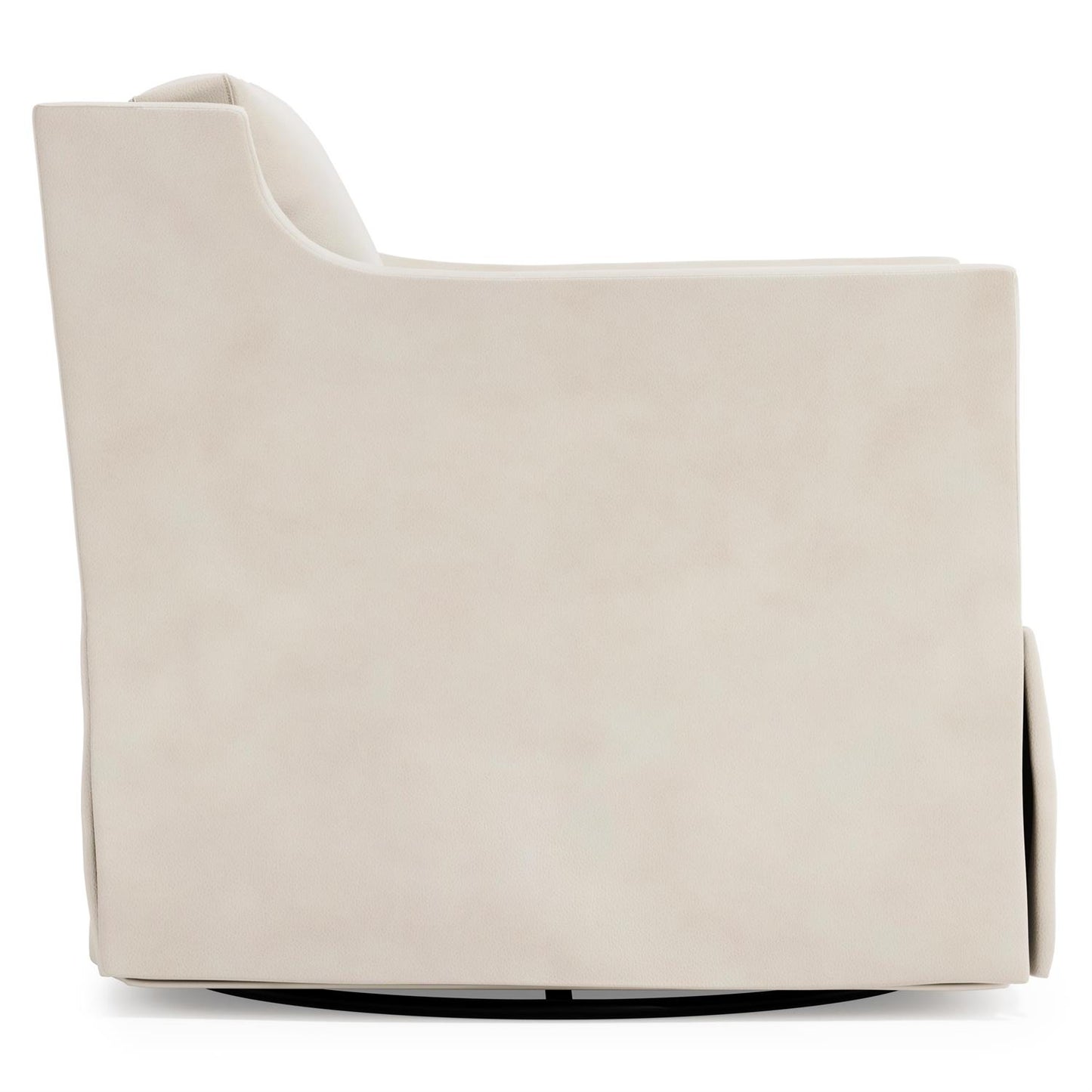 Bernhardt Delaney Leather Swivel Chair Without Nails — 1803SLX
