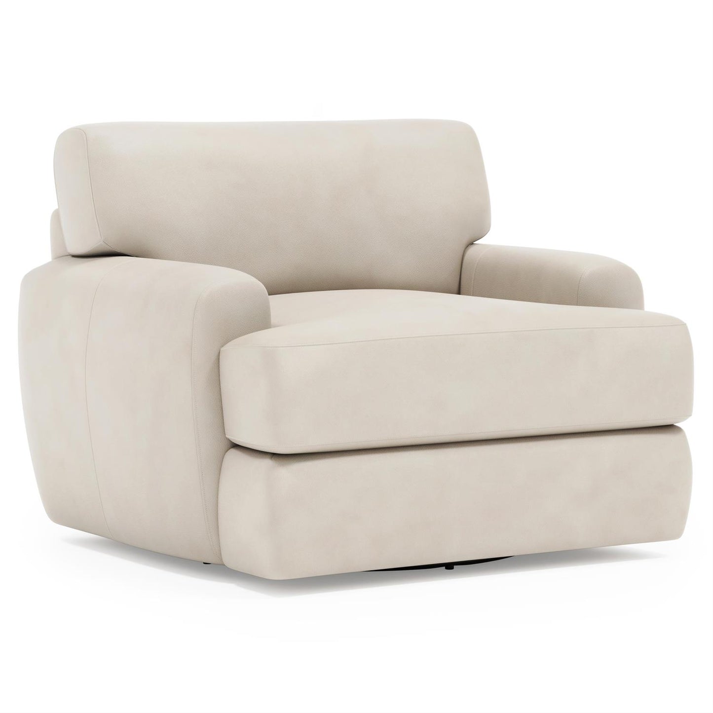 Bernhardt Cameron Leather Swivel Chair — 1902SL