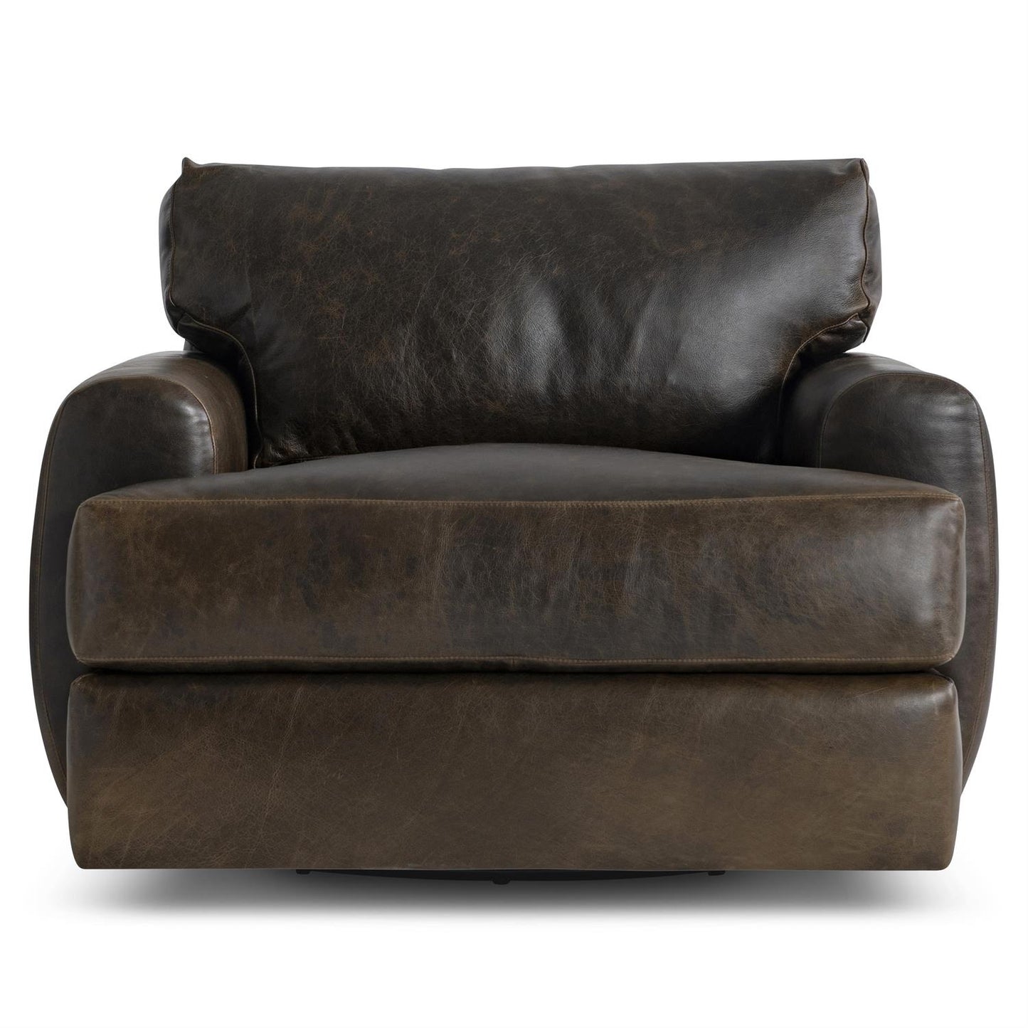 Bernhardt Cameron Leather Swivel Chair — 1902SLO