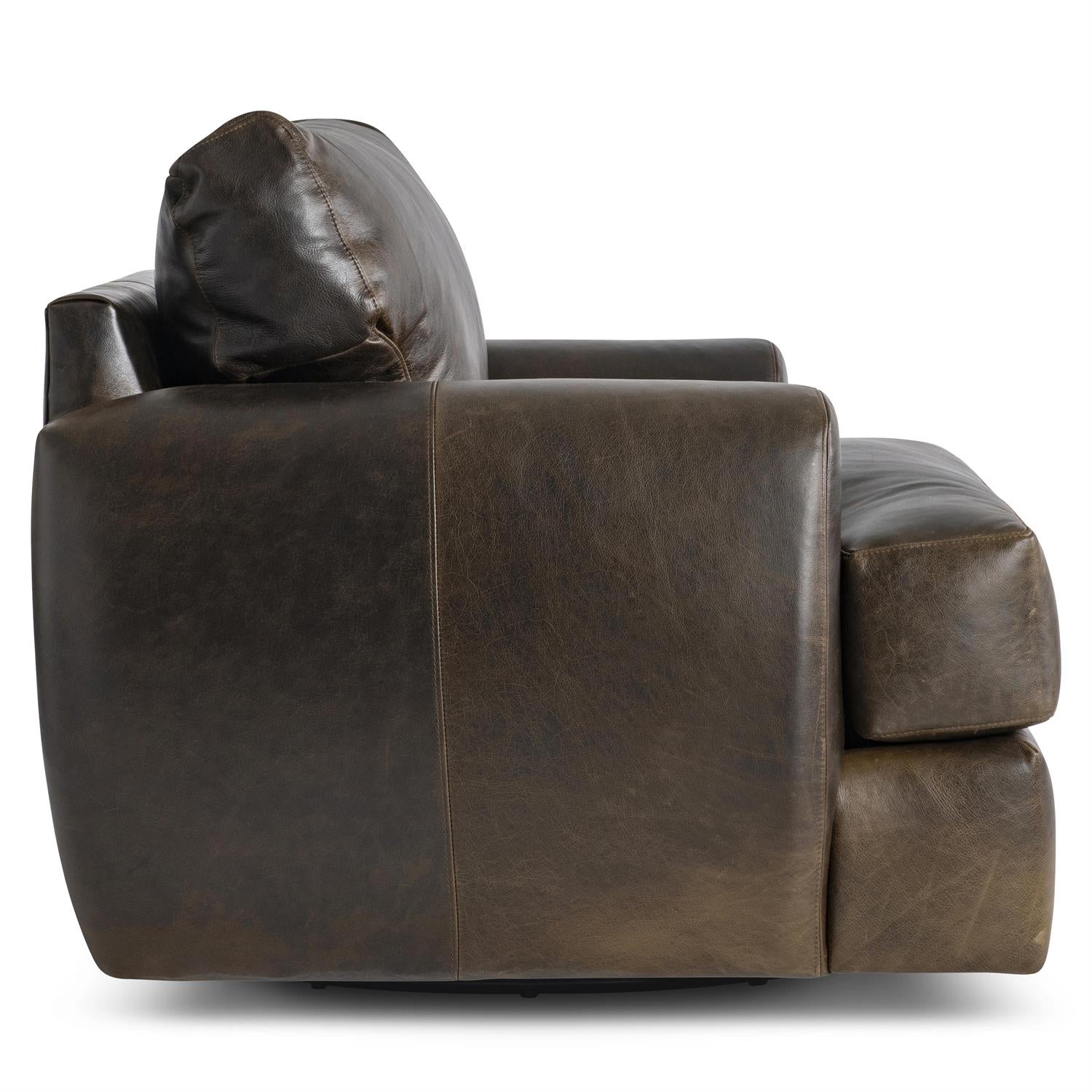 Bernhardt Cameron Leather Swivel Chair — 1902SLO