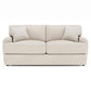 Bernhardt Cameron Leather Loveseat — 1905L