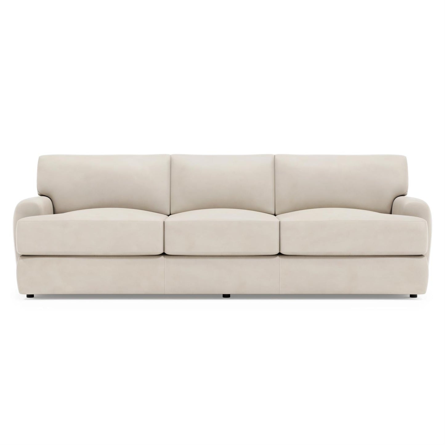Bernhardt Cameron Leather Sofa Without Pillows — 1907LY