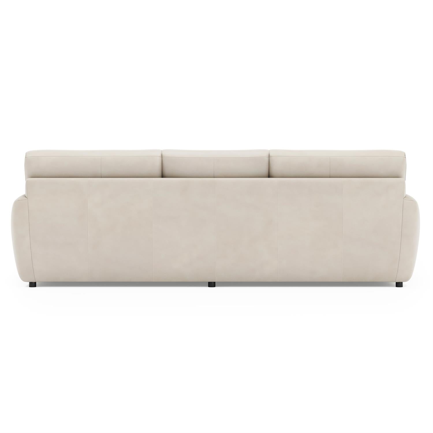 Bernhardt Cameron Leather Sofa Without Pillows — 1907LY