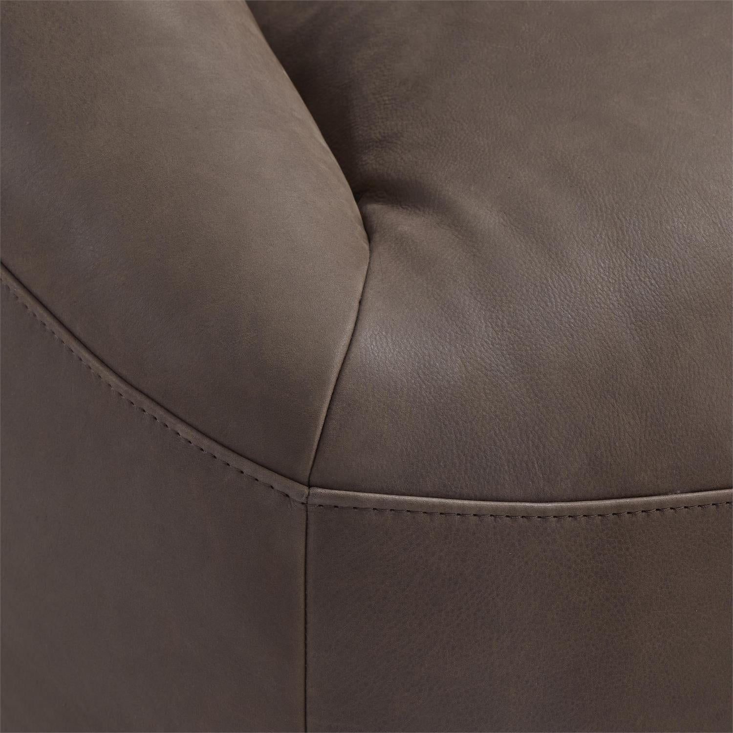 Bernhardt Quincy Leather Swivel Chair — 203SLCO