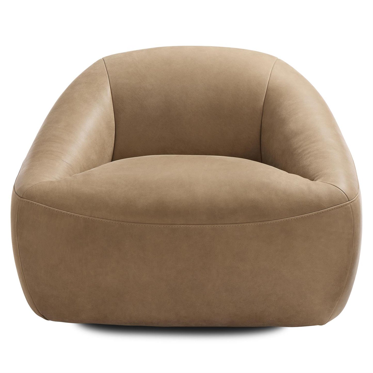 Bernhardt Quincy Leather Swivel Chair — 203SLO