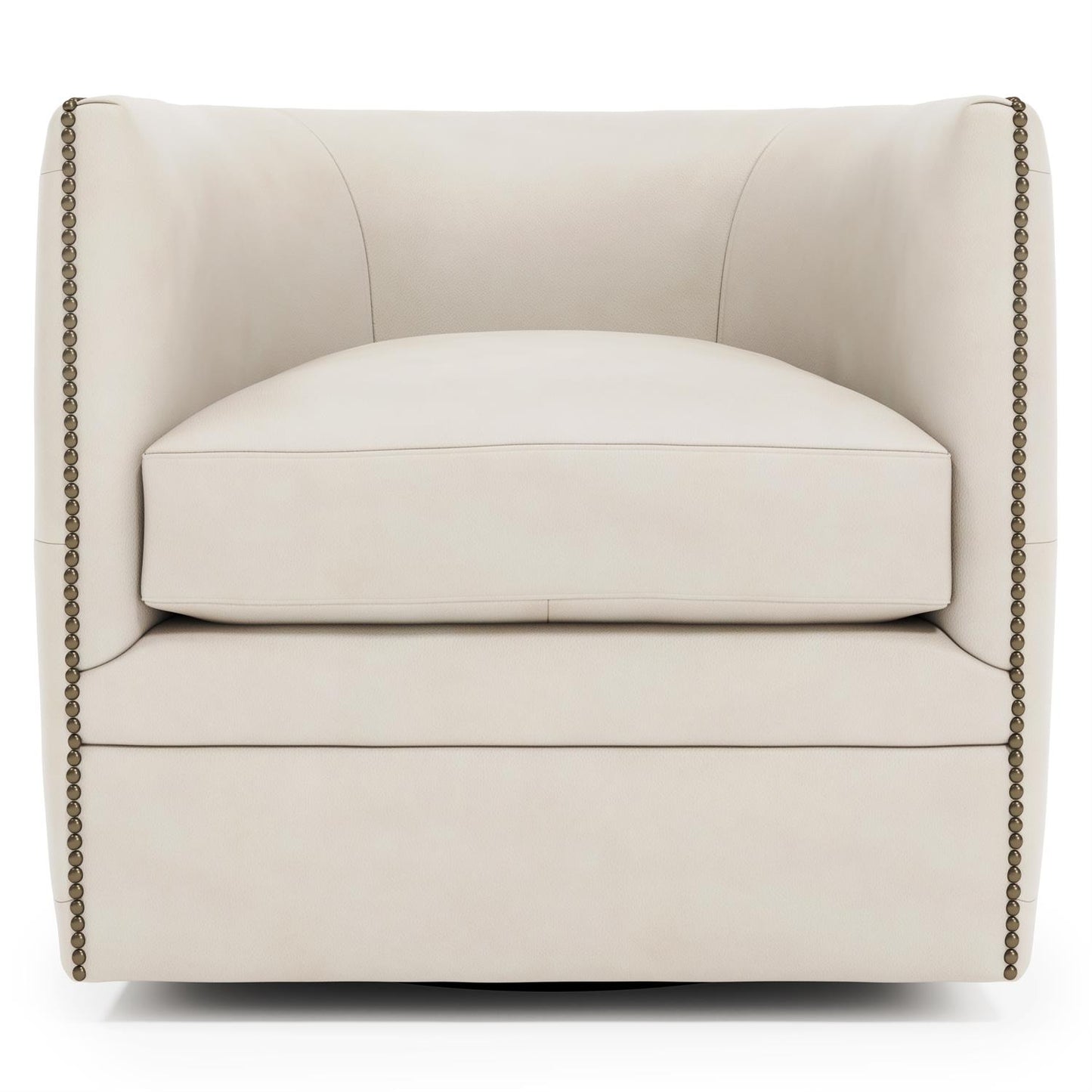 Bernhardt Palazzo Leather Swivel Chair — 212SL