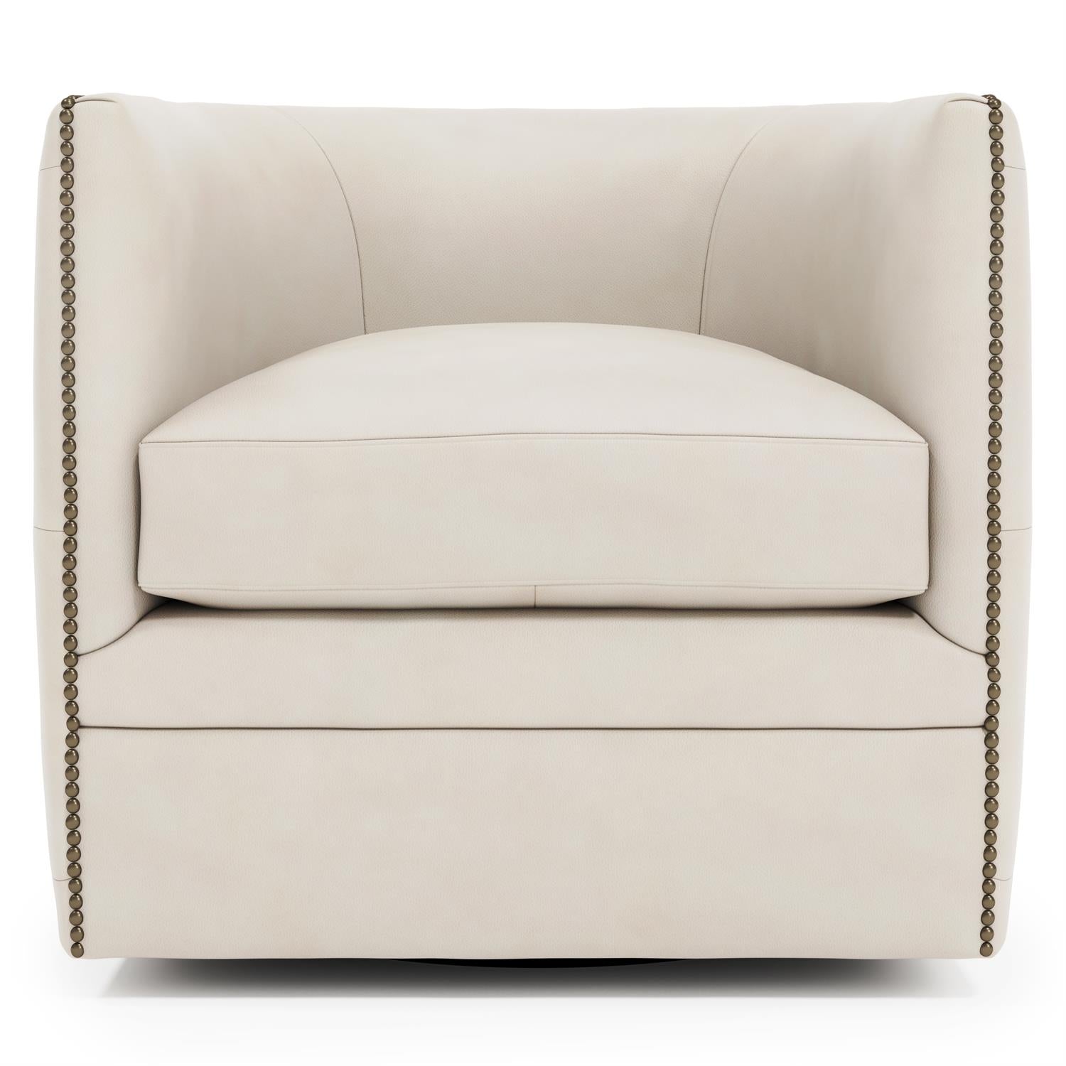 Bernhardt Palazzo Leather Swivel Chair — 212SL