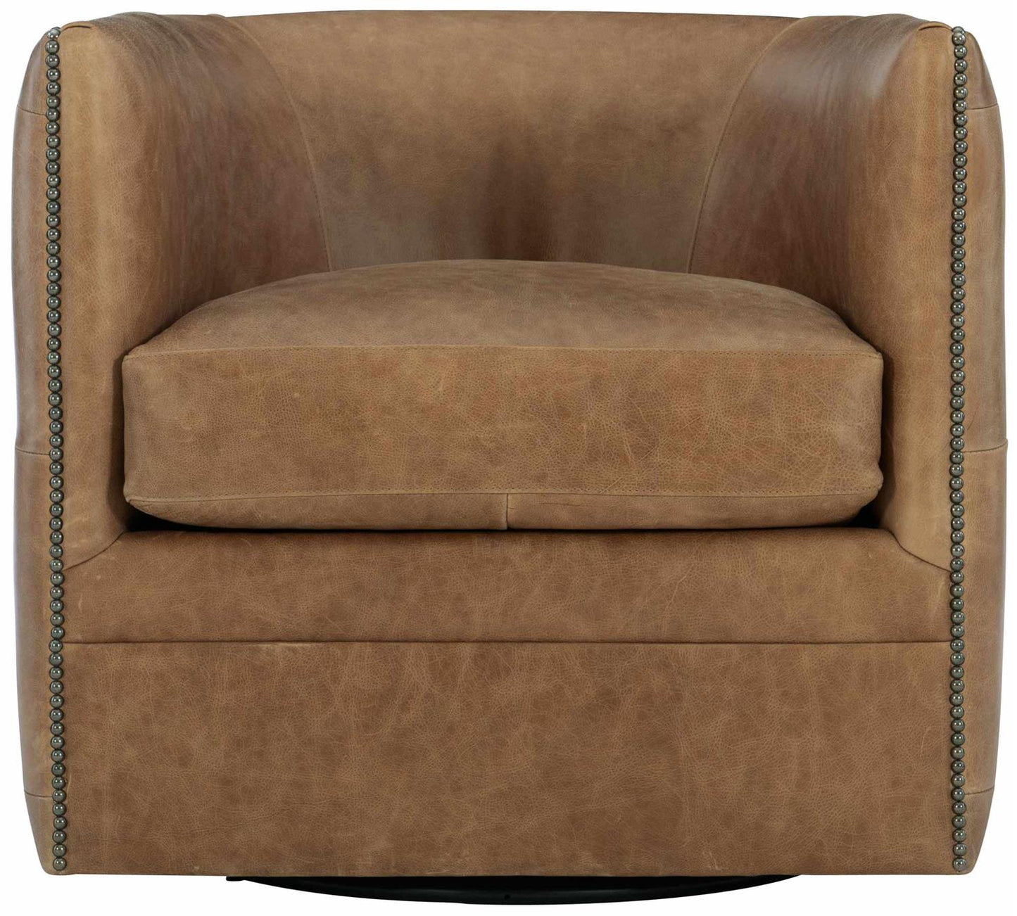Bernhardt Palazzo Leather Swivel Chair — 212SLCO