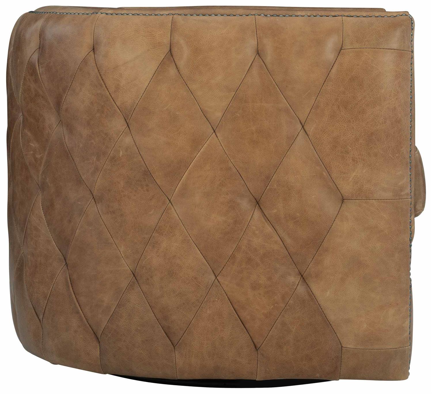 Bernhardt Palazzo Leather Swivel Chair — 212SLCO
