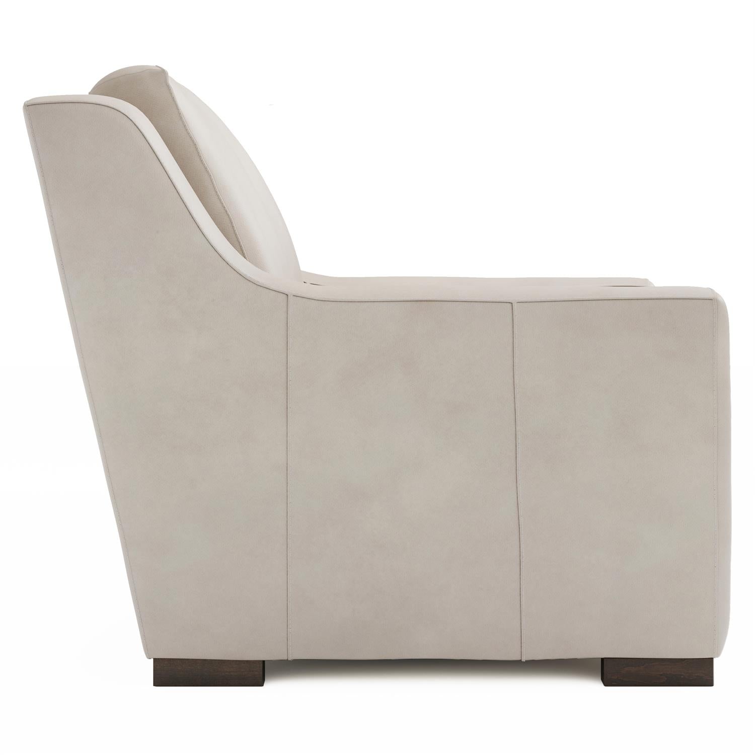 Bernhardt Germain Leather Chair Without Pillows — 2662LY