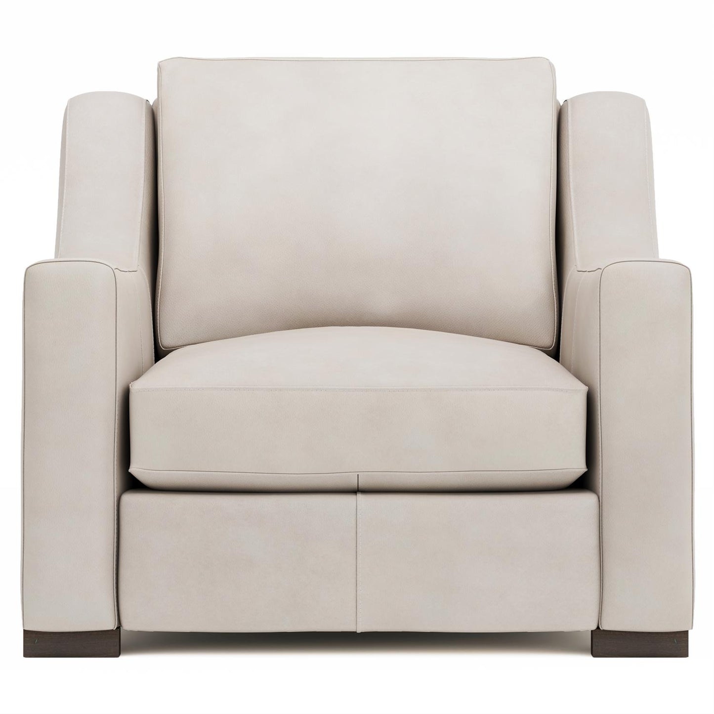 Bernhardt Germain Leather Chair Without Pillows — 2662LY
