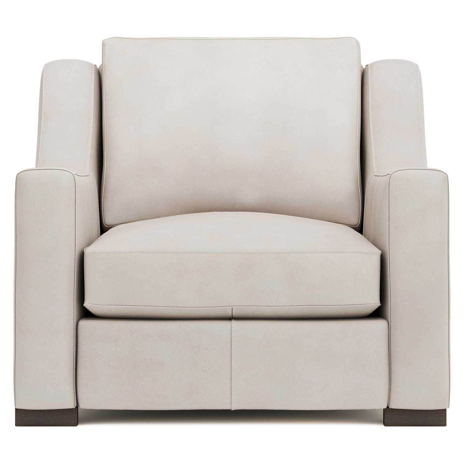 Bernhardt Germain Leather Chair Without Pillows — 2662LY