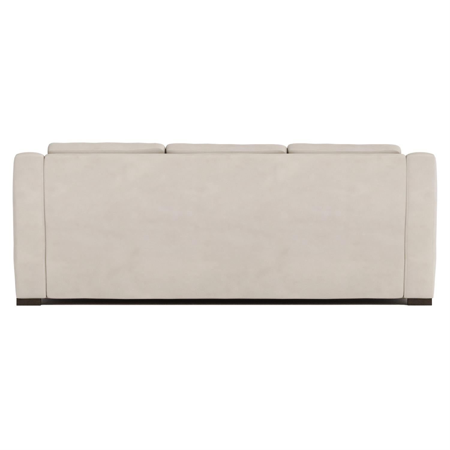Bernhardt Germain Leather Sofa Without Pillows — 2667LY