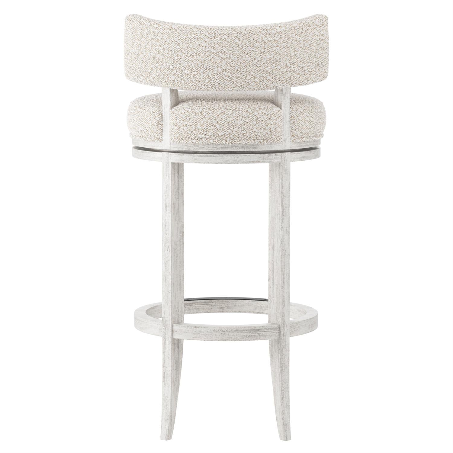 Bernhardt Hirsch Fabric Bar Stool — 301582W