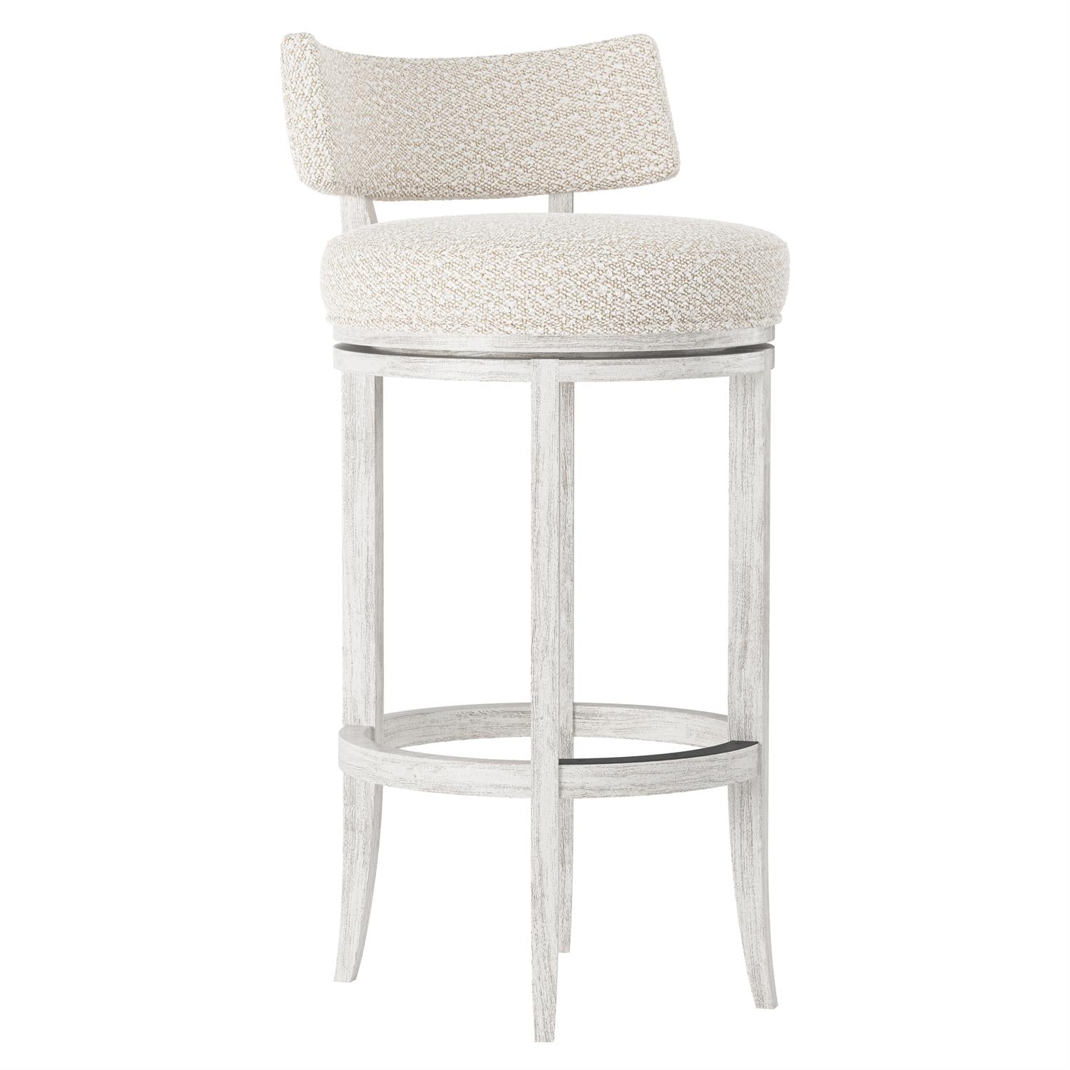 Bernhardt Hirsch Fabric Bar Stool — 301582W