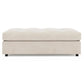 Bernhardt Nest Leather Ottoman — 3300L