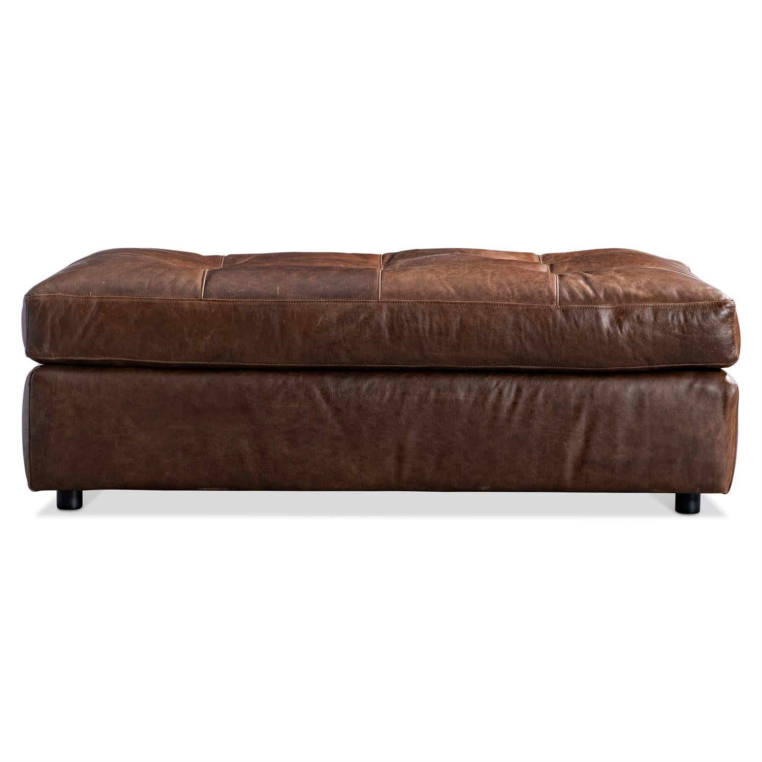 Bernhardt Nest Leather Ottoman — 3300LO