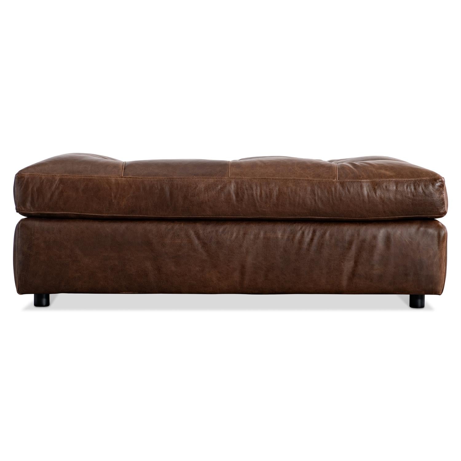 Bernhardt Nest Leather Ottoman — 3300LO