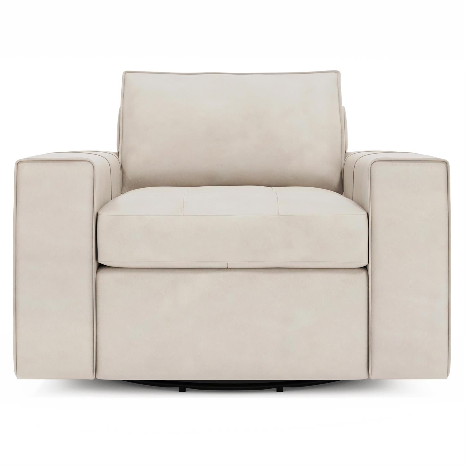 Bernhardt Nest Leather Swivel Chair — 3322SL