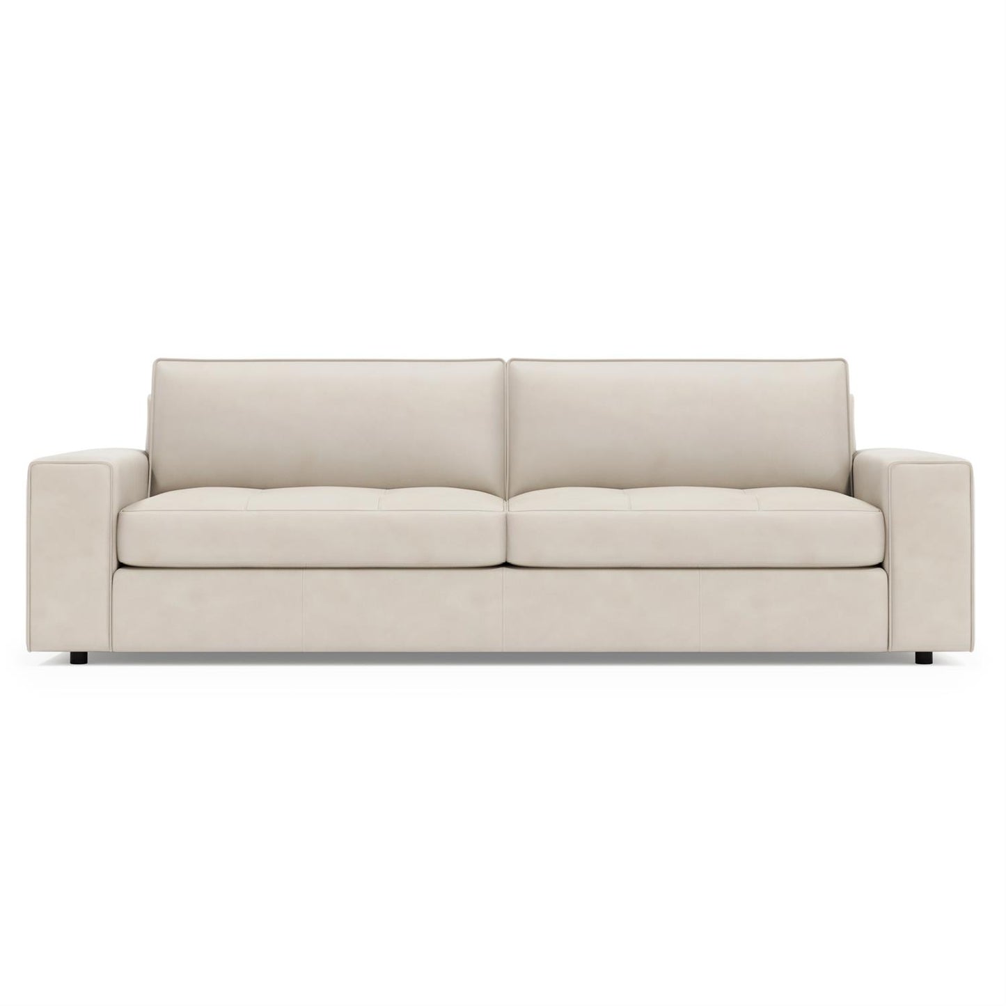 Bernhardt Nest Leather Sofa Without Pillows — 3327LY