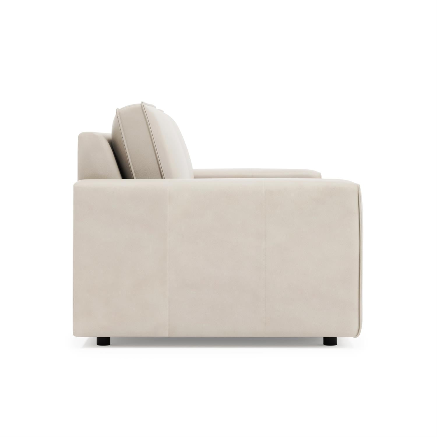 Bernhardt Nest Leather Sofa Without Pillows — 3327LY