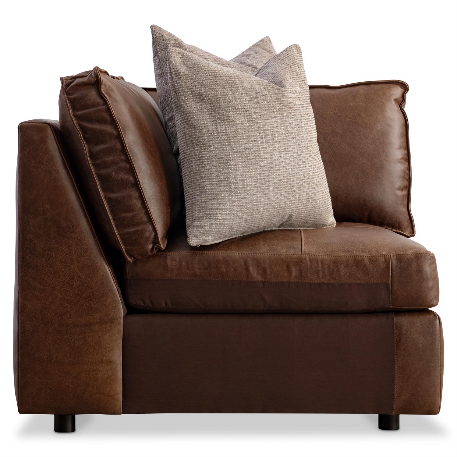 Bernhardt Nest Leather Corner Chair — 3332LO