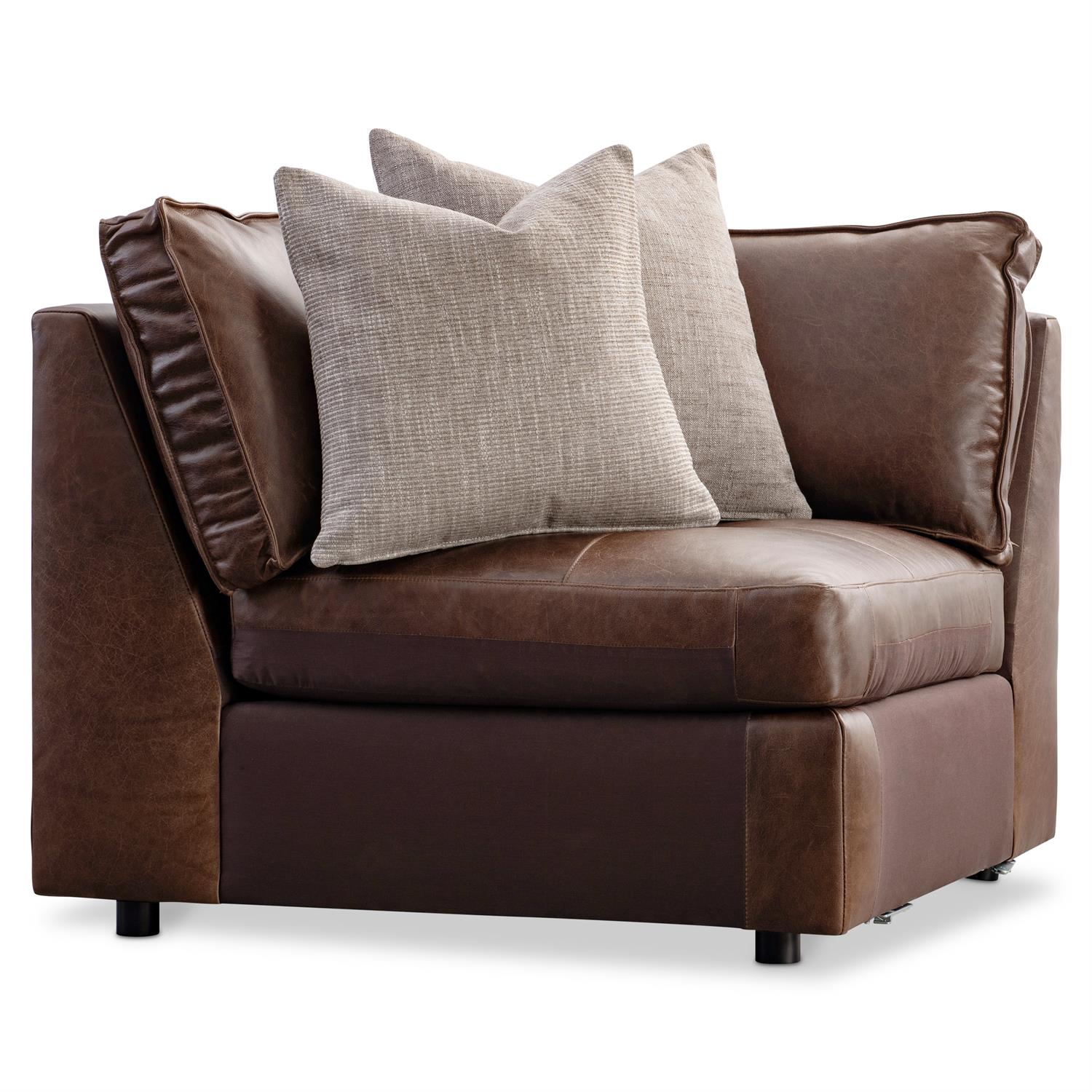 Bernhardt Nest Leather Corner Chair — 3332LO