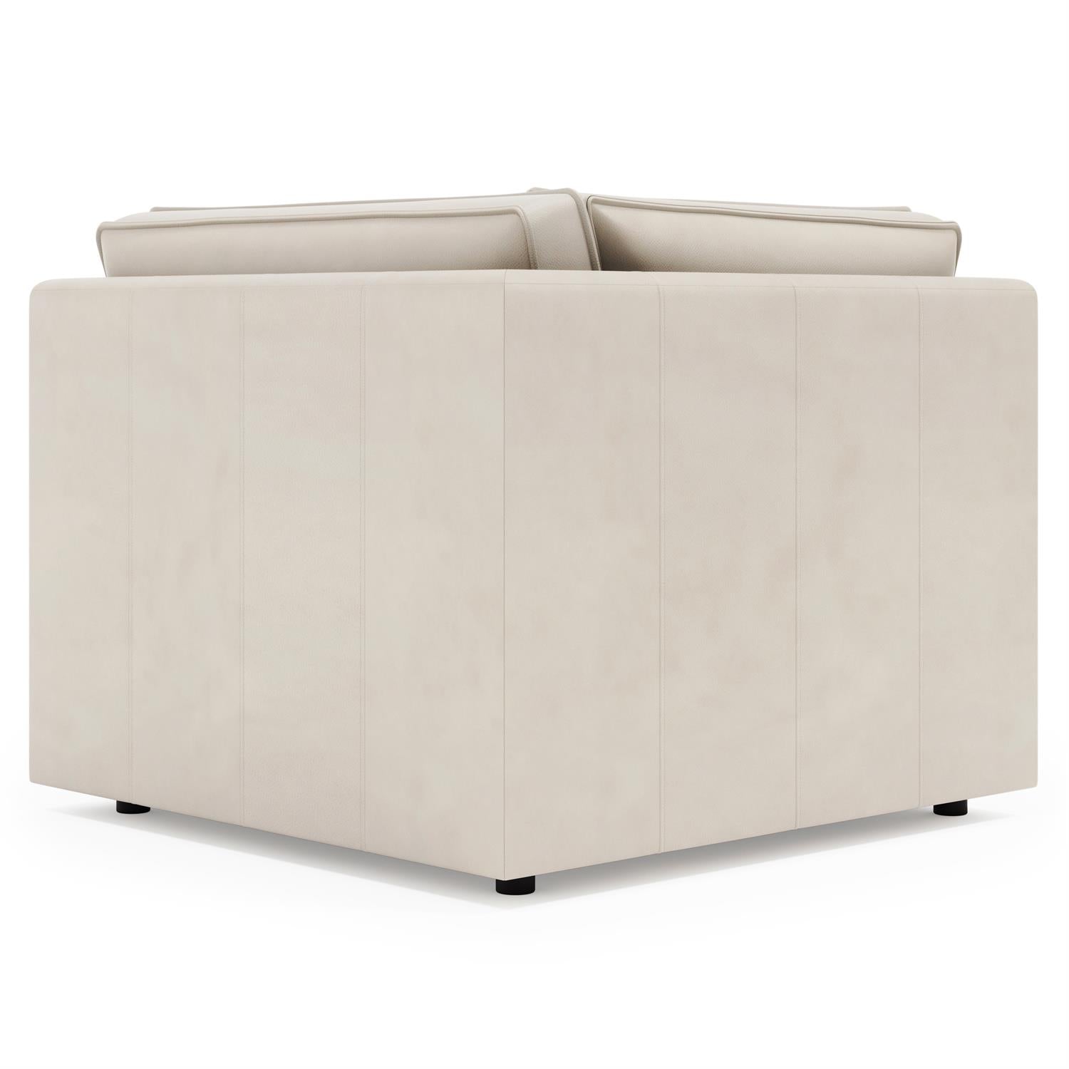 Bernhardt Nest Leather Corner Chair Without Pillows — 3332LY