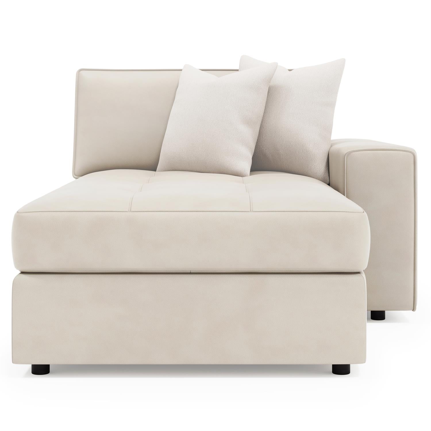 Bernhardt Nest Leather Right Arm Chaise — 3337L