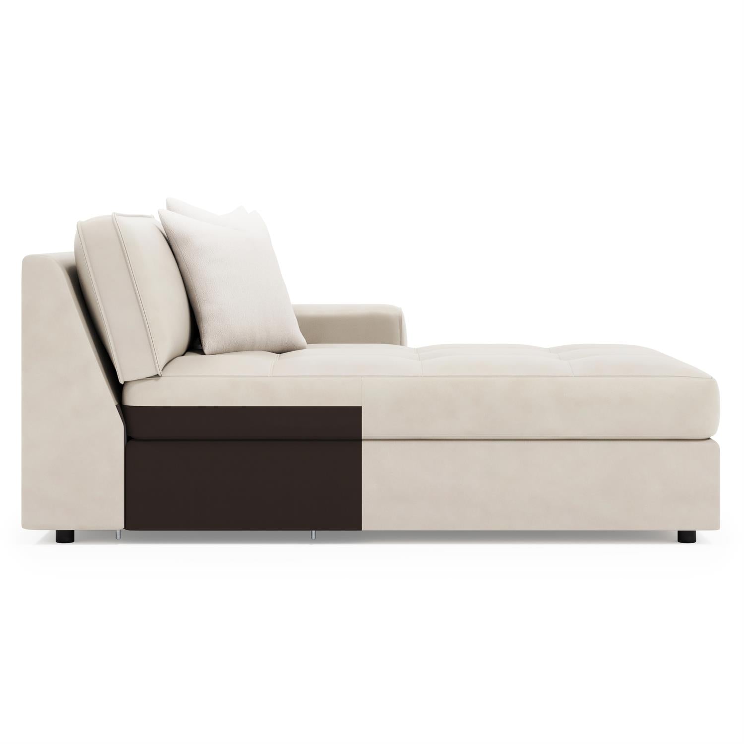 Bernhardt Nest Leather Right Arm Chaise — 3337L