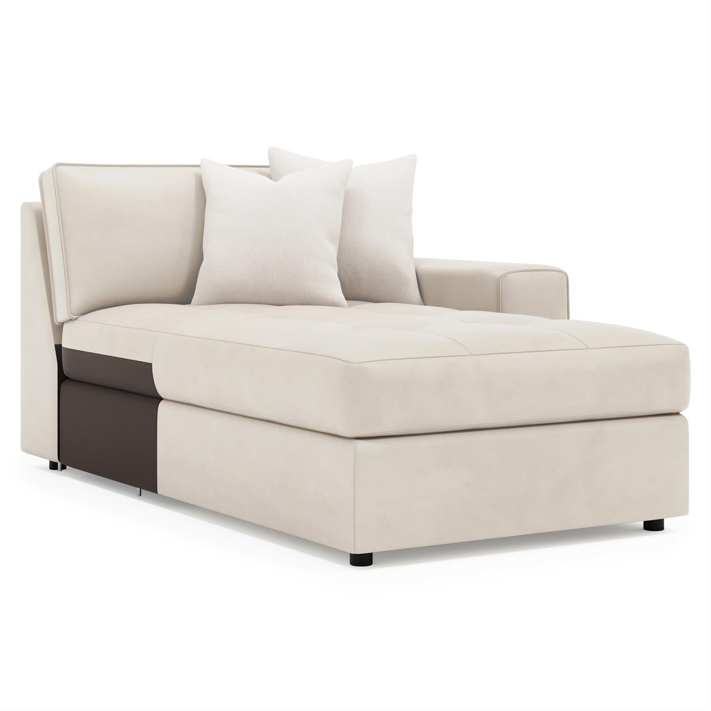 Bernhardt Nest Leather Right Arm Chaise — 3337L