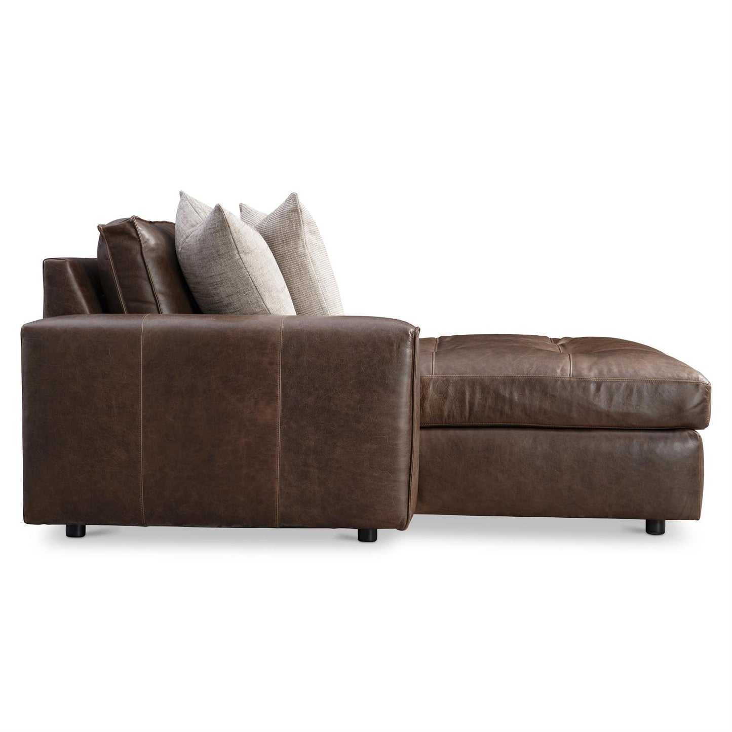 Bernhardt Nest Leather Left Arm Chaise — 3338LO