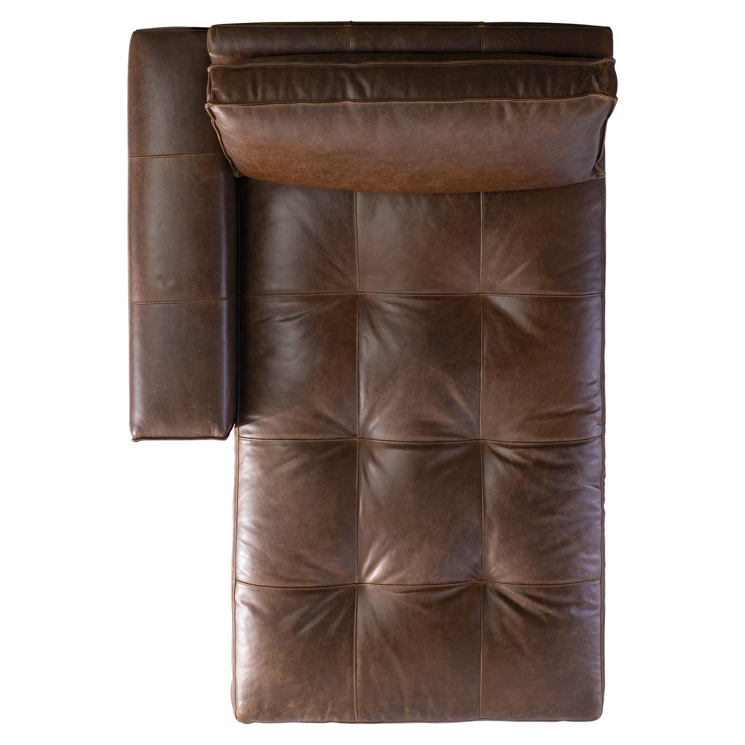 Bernhardt Nest Leather Left Arm Chaise — 3338LO