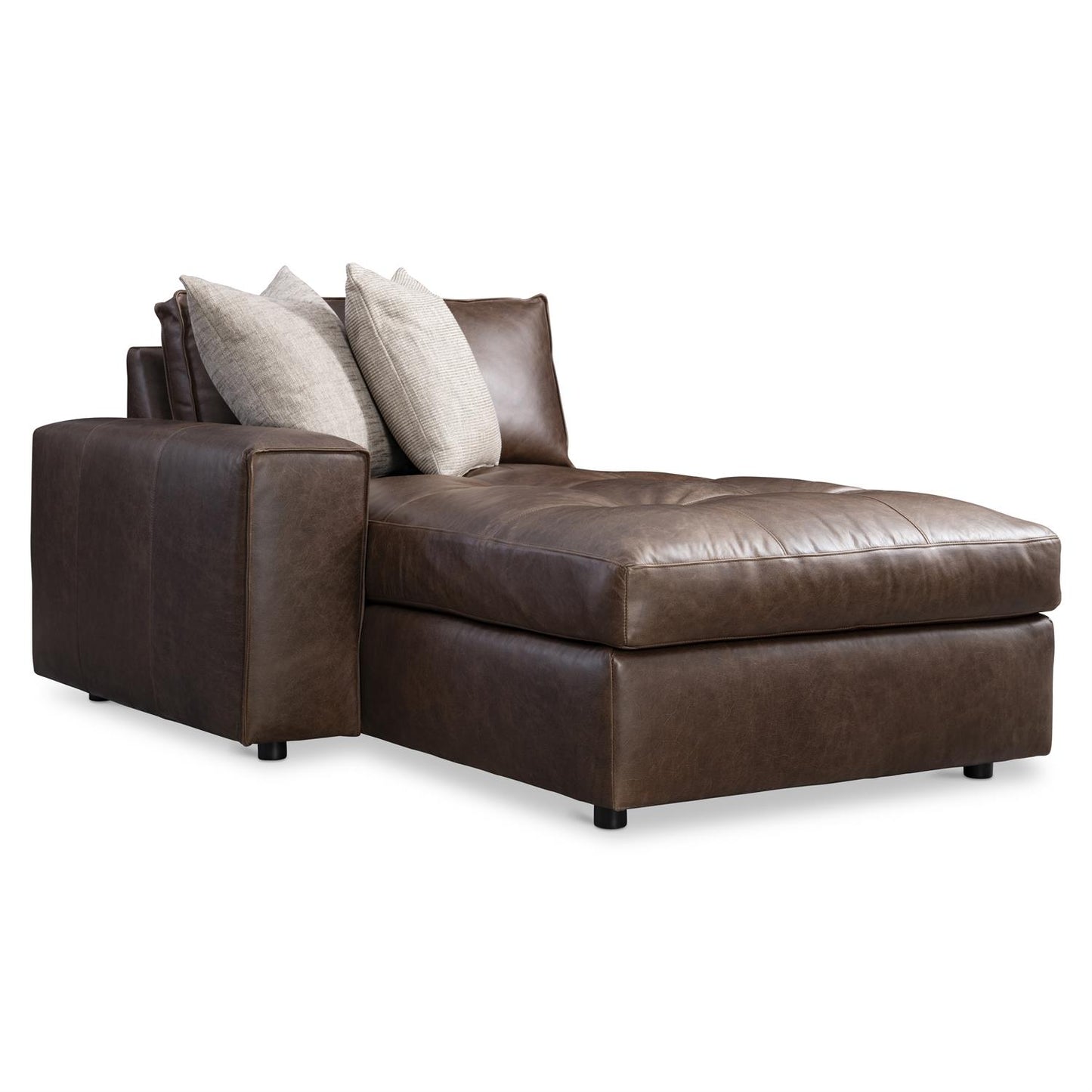 Bernhardt Nest Leather Left Arm Chaise — 3338LO