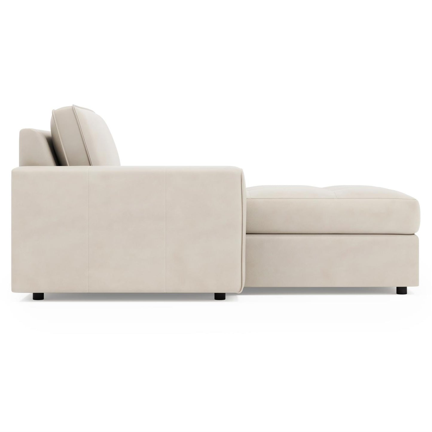 Bernhardt Nest Leather Left Arm Chaise Without Pillows — 3338LY