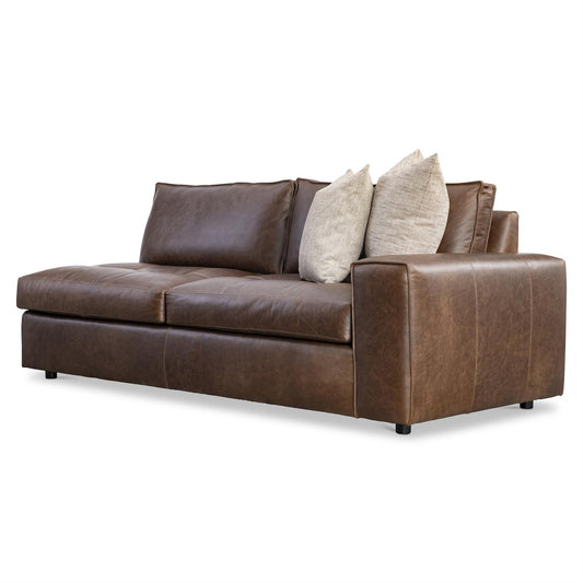 Bernhardt Nest Leather Right Arm Loveseat — 3341LO