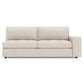 Bernhardt Nest Leather Right Arm Loveseat Without Pillows — 3341LY