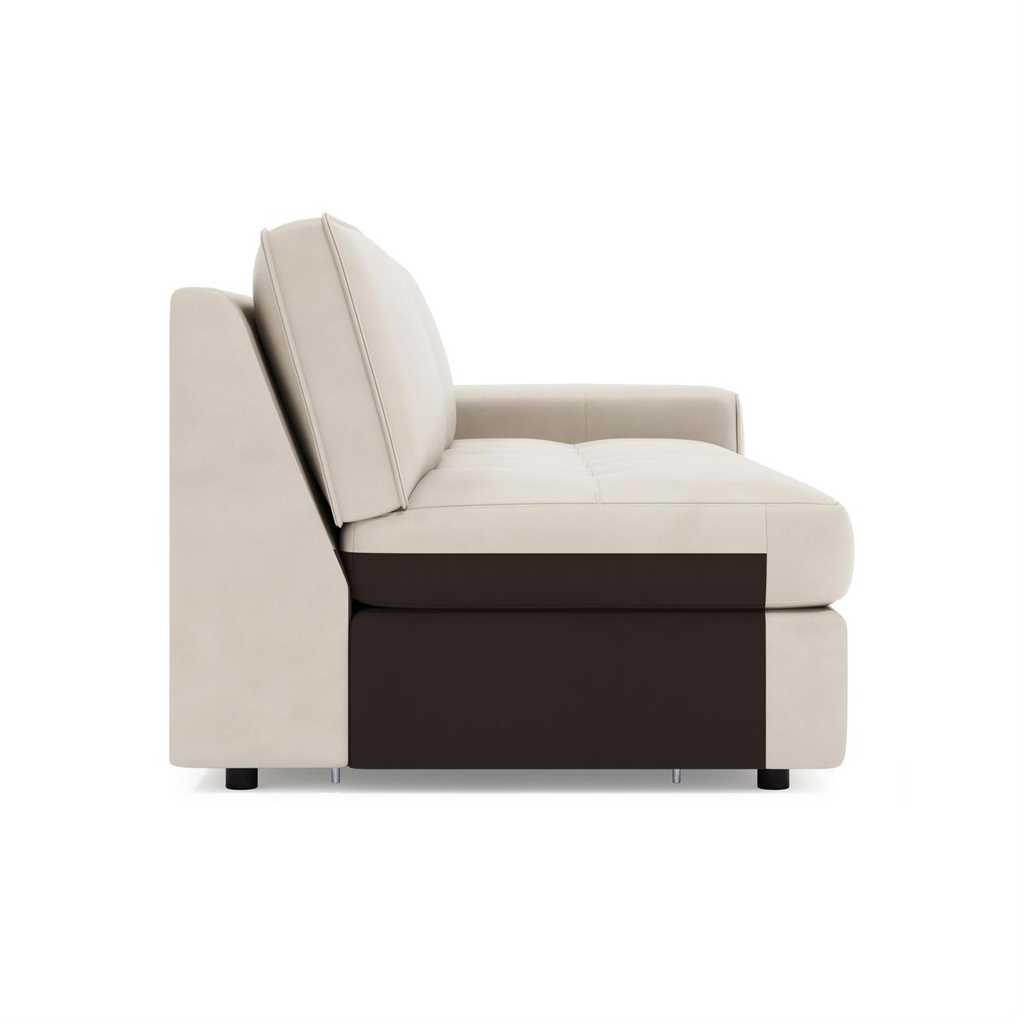 Bernhardt Nest Leather Right Arm Loveseat Without Pillows — 3341LY