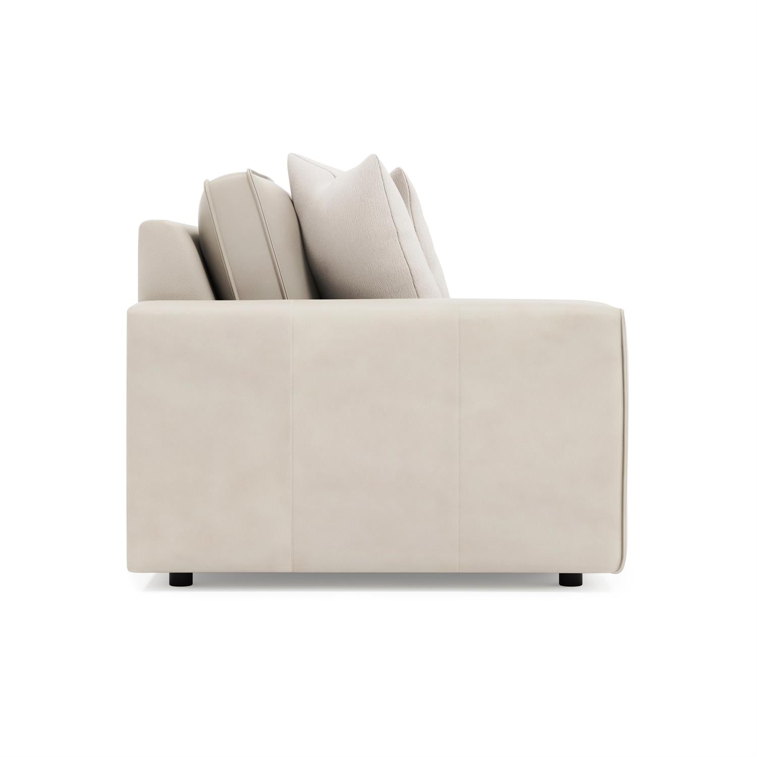 Bernhardt Nest Leather Left Arm Loveseat — 3342L