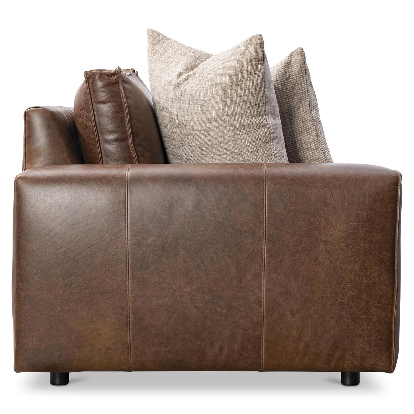 Bernhardt Nest Leather Left Arm Loveseat — 3342LO