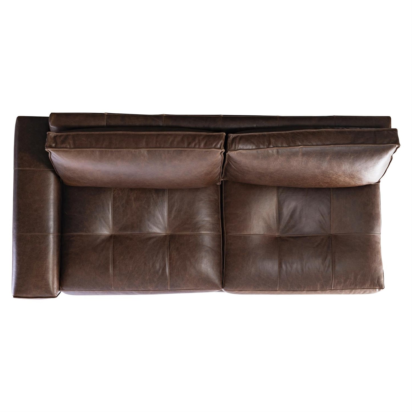 Bernhardt Nest Leather Left Arm Loveseat — 3342LO